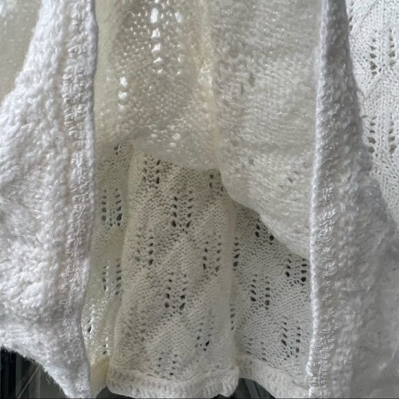 Vintage laced knit short sleeve sweater - Picture 4 of 7